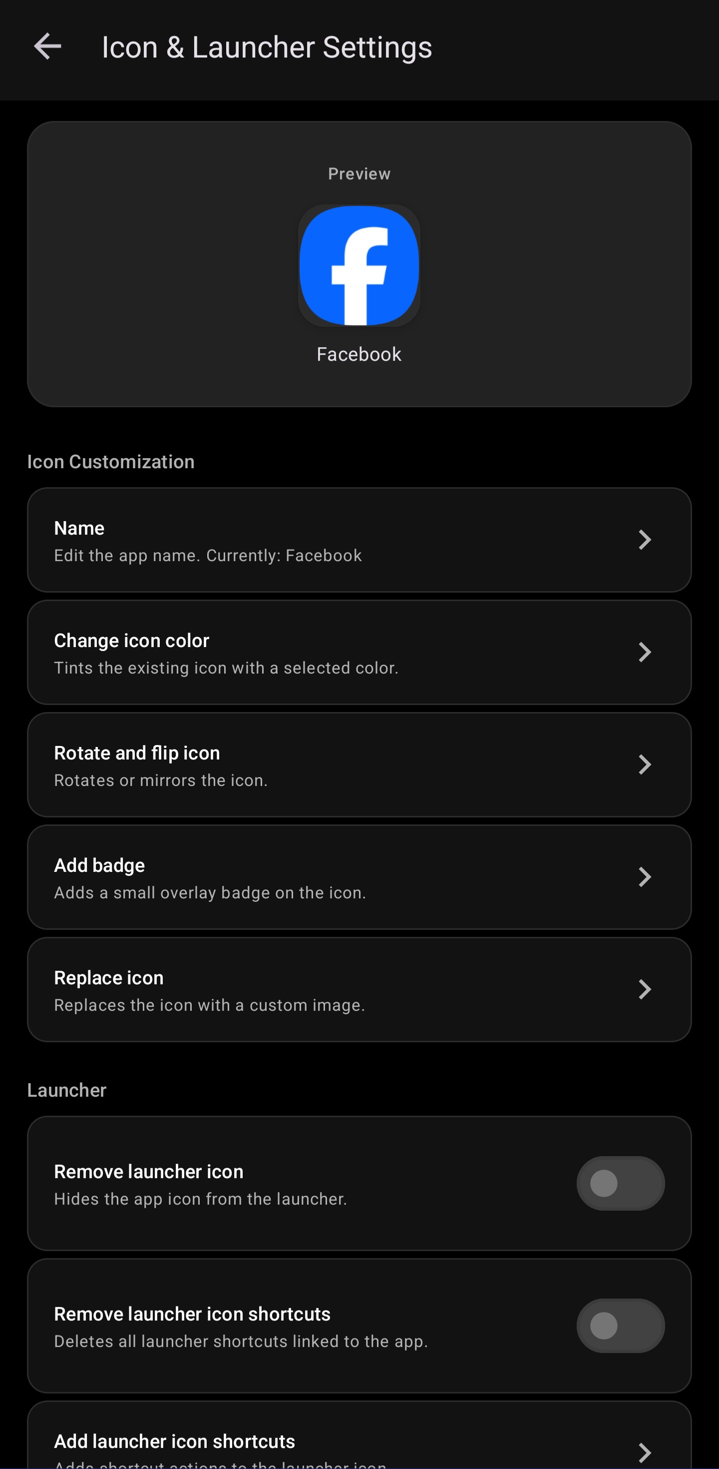Icon Customization Feature - Personalize your clones